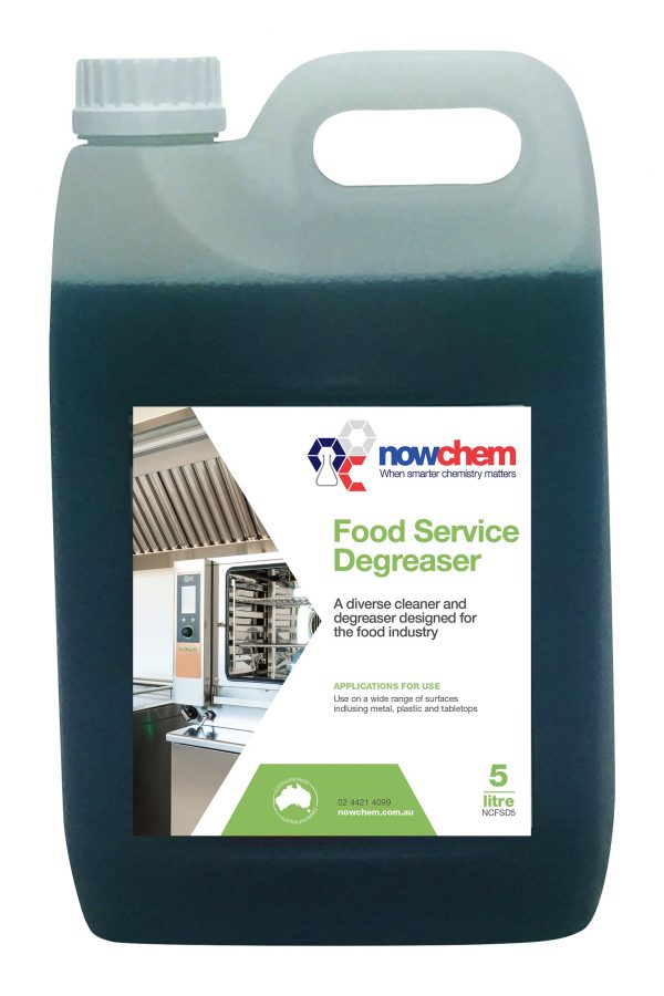 Food Service Degreaser. Nowchem cleaning supplies.