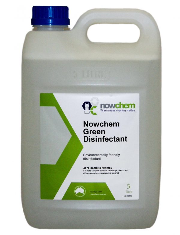 Nowchem Green Disinfectant. Green cleaning supplies and products.
