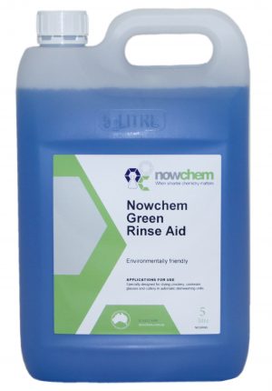 Nowchem Green Rinse Aid. Green cleaning supplies and products.